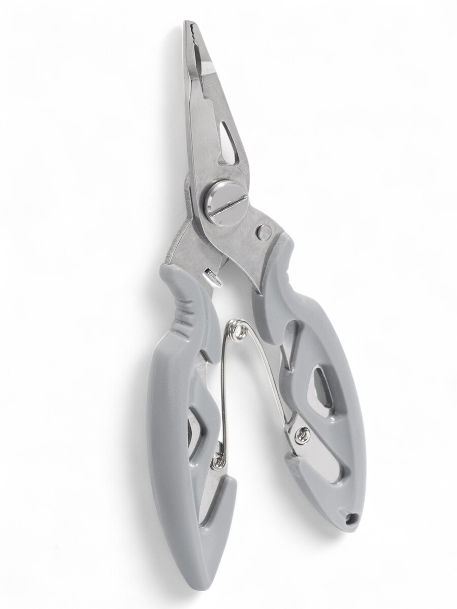 Мультитул 3в1 рыболовный, серый 12 см